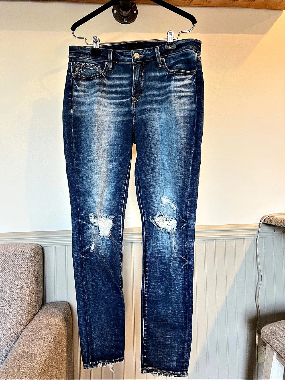 Buckle Black Fit No. 53 Skinny Stretch Jean Stretch Jeans Blue Waist 30